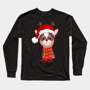 Chihuahua Funny Holiday Christmas - Chihuahua Funny Holiday Christmas Celebration - Chihuahua Lover Gifts Long Sleeve T-Shirt